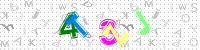 Blue Captcha Image