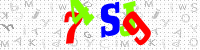 Blue Captcha Image