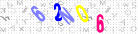 Blue Captcha Image