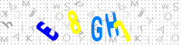 Blue Captcha Image