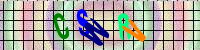 Blue Captcha Image