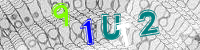 Blue Captcha Image