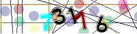 Blue Captcha Image