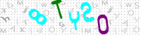 Blue Captcha Image