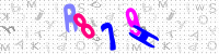 Blue Captcha Image