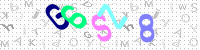 Blue Captcha Image