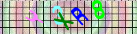 Blue Captcha Image