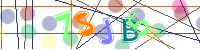 Blue Captcha Image
