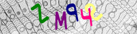 Blue Captcha Image