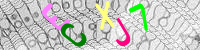 Blue Captcha Image