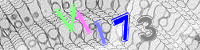 Blue Captcha Image