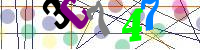 Blue Captcha Image