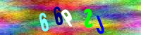 Blue Captcha Image