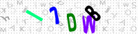 Blue Captcha Image