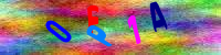 Blue Captcha Image