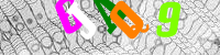 Blue Captcha Image