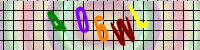 Blue Captcha Image