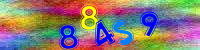 Blue Captcha Image