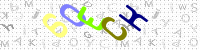 Blue Captcha Image