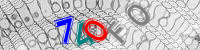 Blue Captcha Image