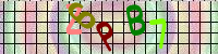 Blue Captcha Image