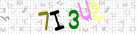 Blue Captcha Image