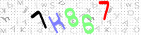 Blue Captcha Image