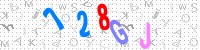 Blue Captcha Image