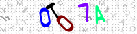 Blue Captcha Image