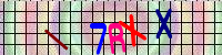 Blue Captcha Image