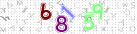Blue Captcha Image