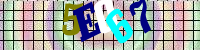 Blue Captcha Image
