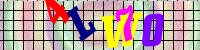 Blue Captcha Image