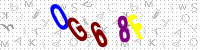 Blue Captcha Image