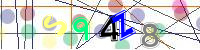 Blue Captcha Image