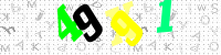 Blue Captcha Image