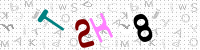 Blue Captcha Image