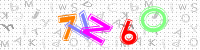 Blue Captcha Image