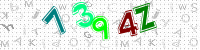 Blue Captcha Image