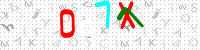 Blue Captcha Image