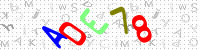 Blue Captcha Image