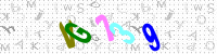Blue Captcha Image
