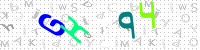 Blue Captcha Image