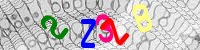 Blue Captcha Image