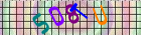 Blue Captcha Image