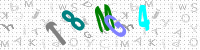 Blue Captcha Image