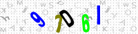 Blue Captcha Image