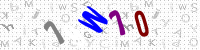 Blue Captcha Image