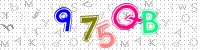 Blue Captcha Image