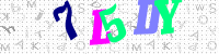 Blue Captcha Image